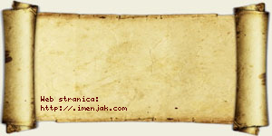 Jovana Grozdanić vizit kartica